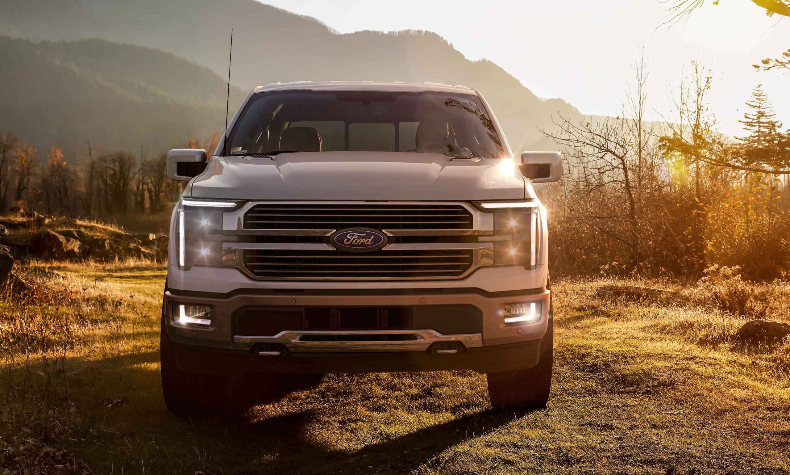 Ford truck in desert