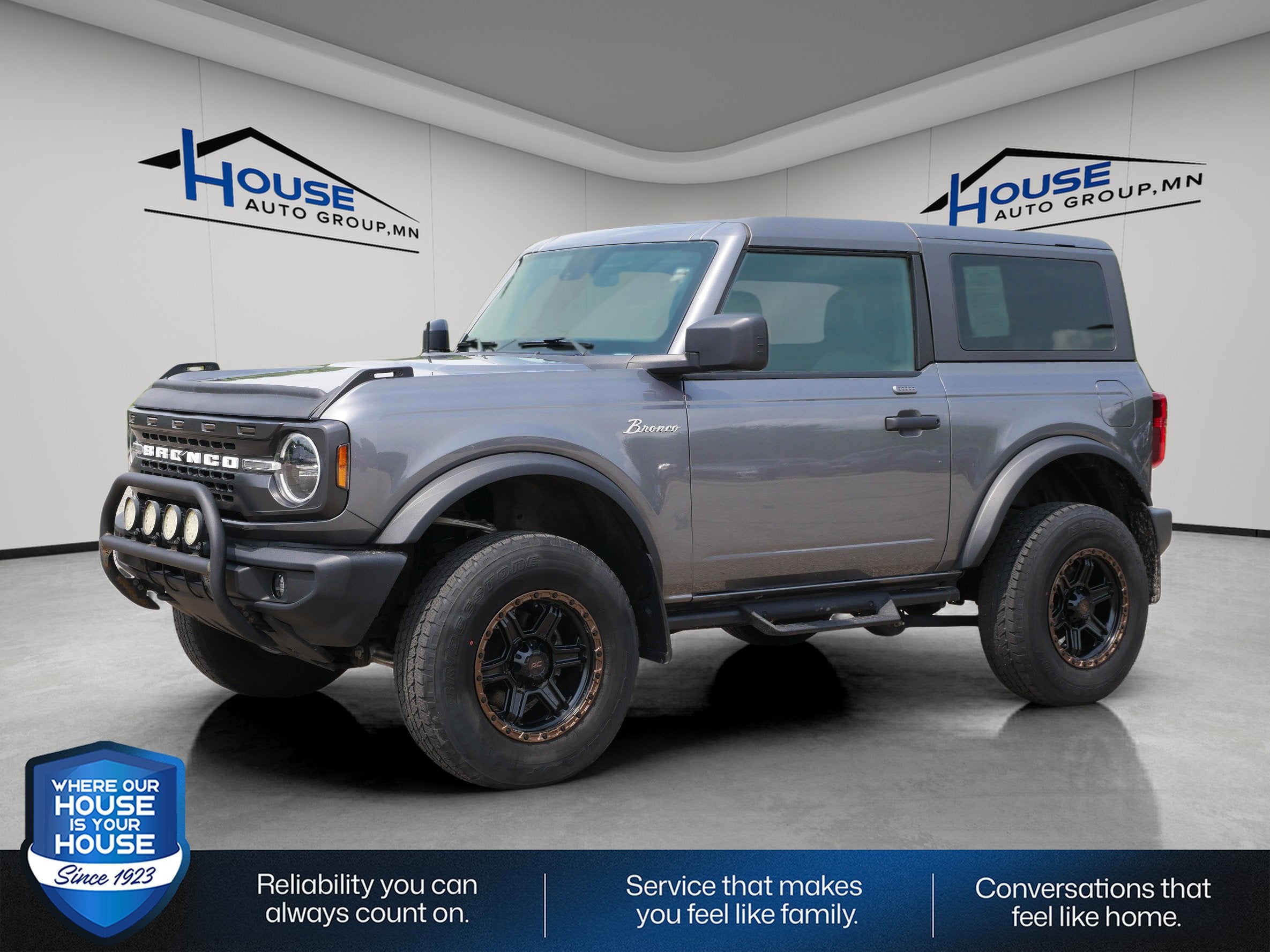 Used 2023 Ford Bronco 2-Door Big Bend with VIN 1FMDE5AH4PLC18094 for sale in Red Wing, Minnesota
