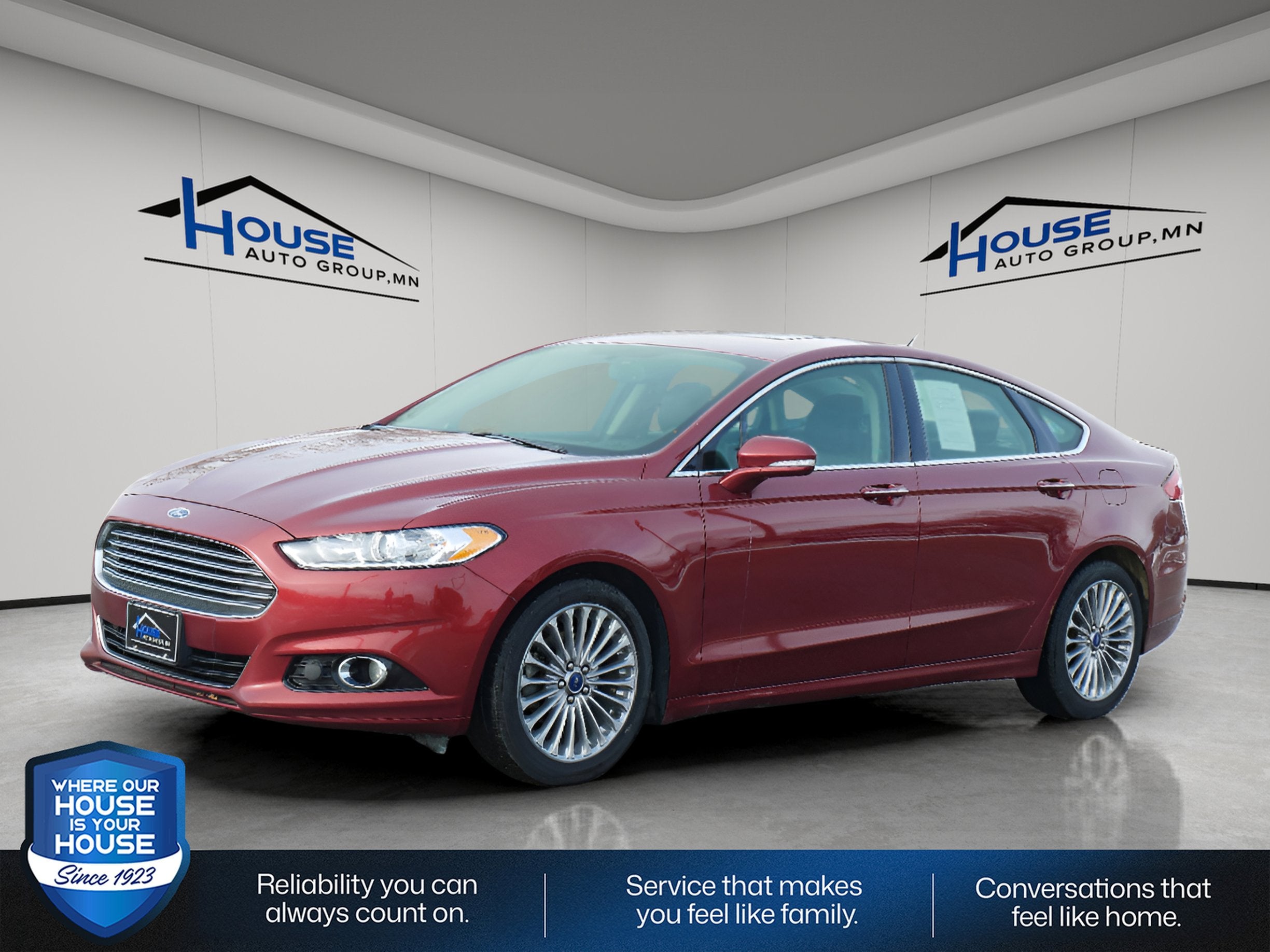 Used 2014 Ford Fusion Titanium with VIN 3FA6P0D96ER103192 for sale in Red Wing, Minnesota