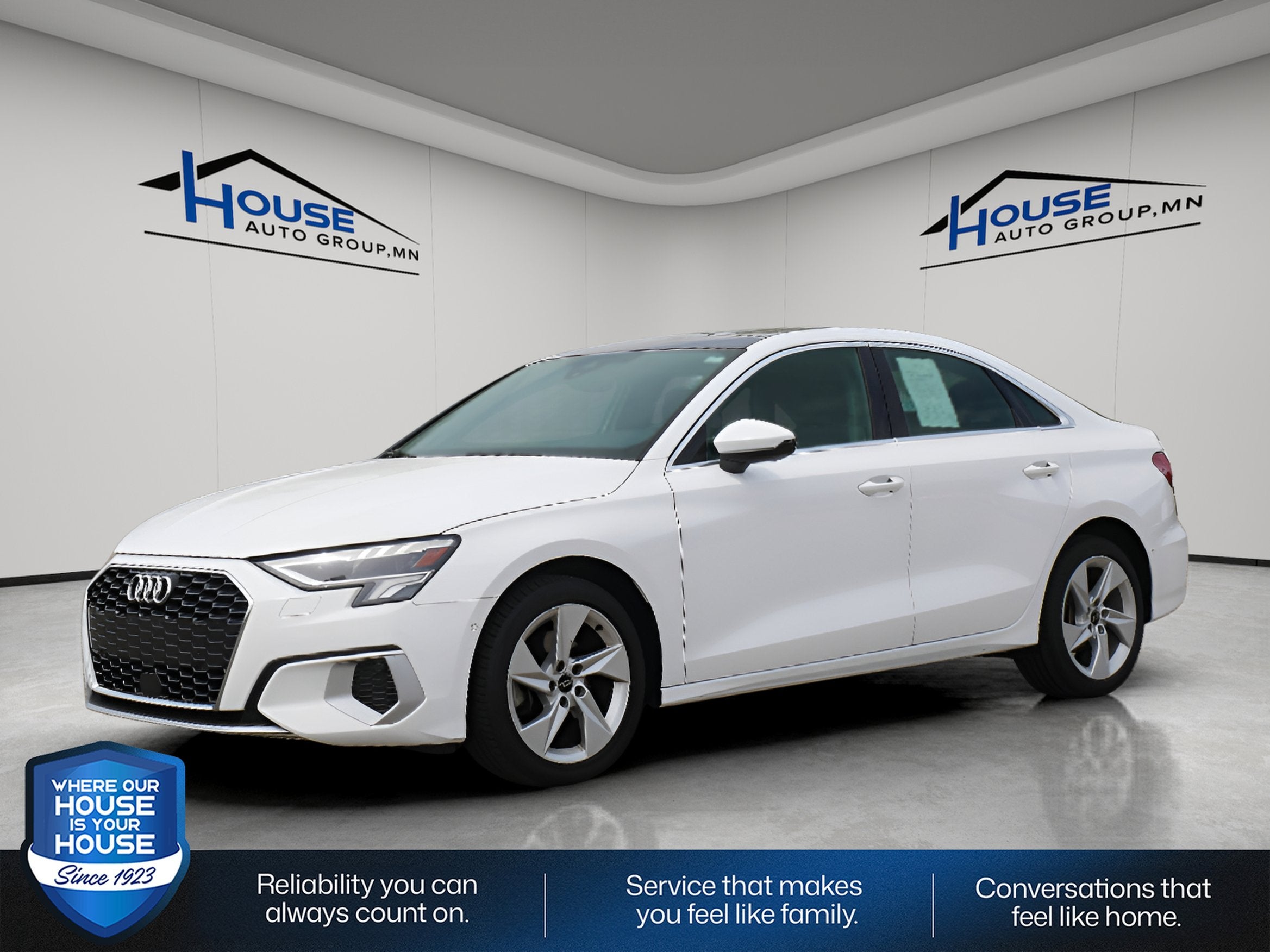 Used 2023 Audi A3 Sedan Premium with VIN WAUAUDGY7PA108080 for sale in Red Wing, Minnesota