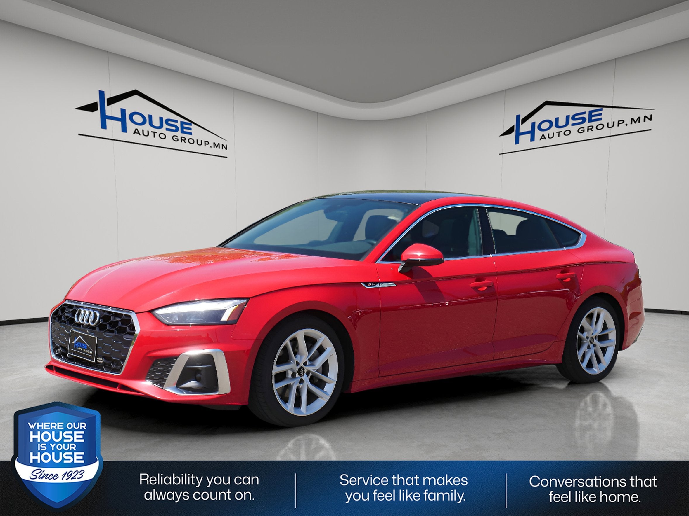 Used 2024 Audi A5 Sportback Premium Plus with VIN WAUFACF58RA080518 for sale in Red Wing, Minnesota