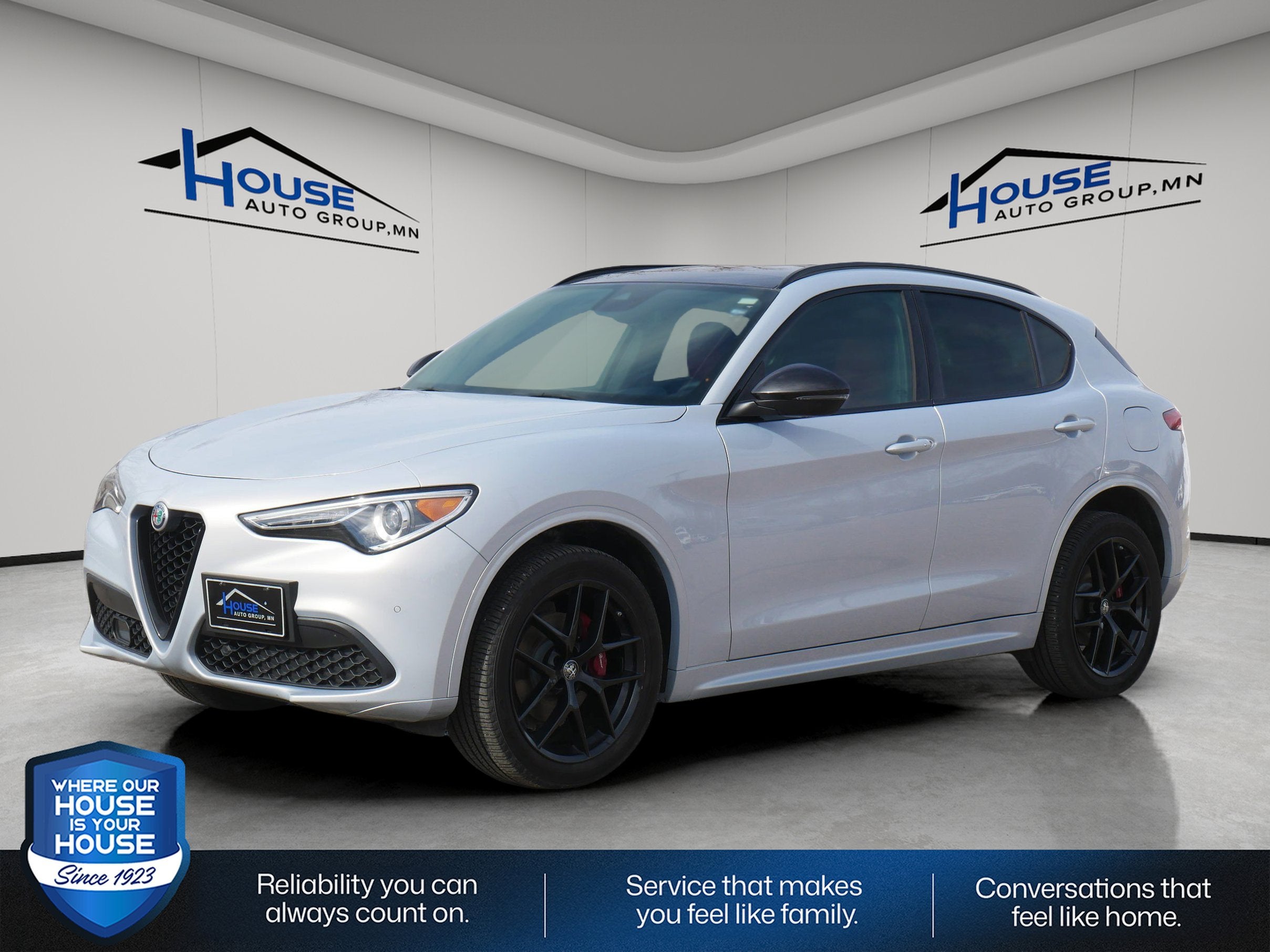 Used 2020 Alfa Romeo Stelvio Ti Sport with VIN ZASPAKBN6L7C95382 for sale in Red Wing, Minnesota