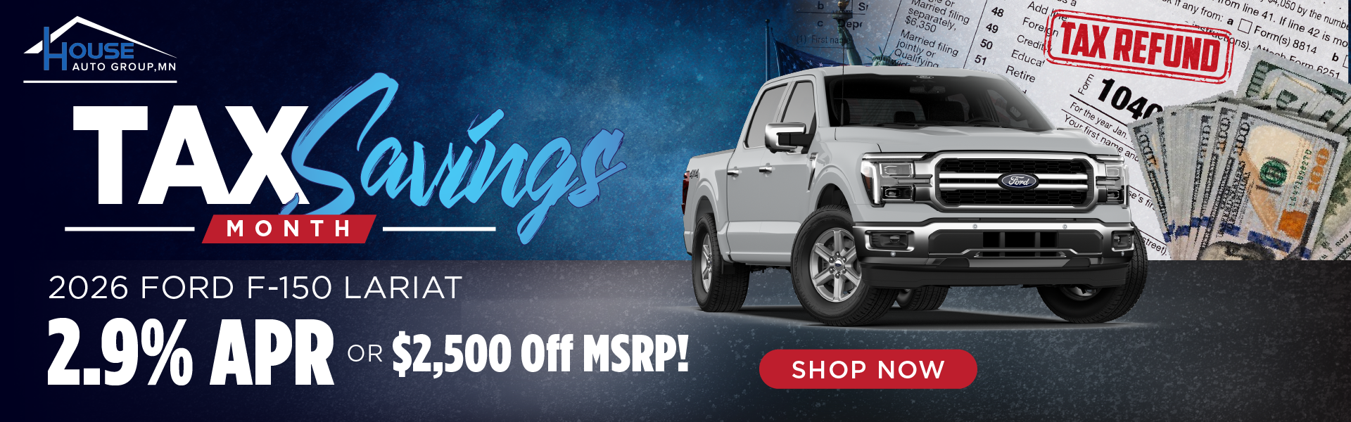 2026 Ford F-150 LARIAT - 2.9% APR OR $2,500 Off MSRP!