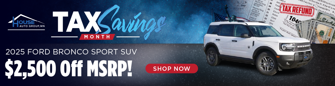 2025 Ford Bronco Sport SUV - $2,500 Off MSRP! 