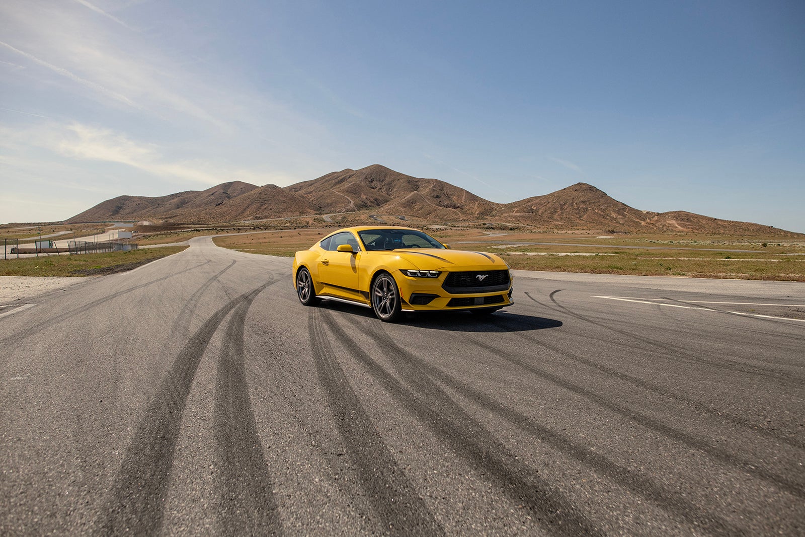 yellow mustang