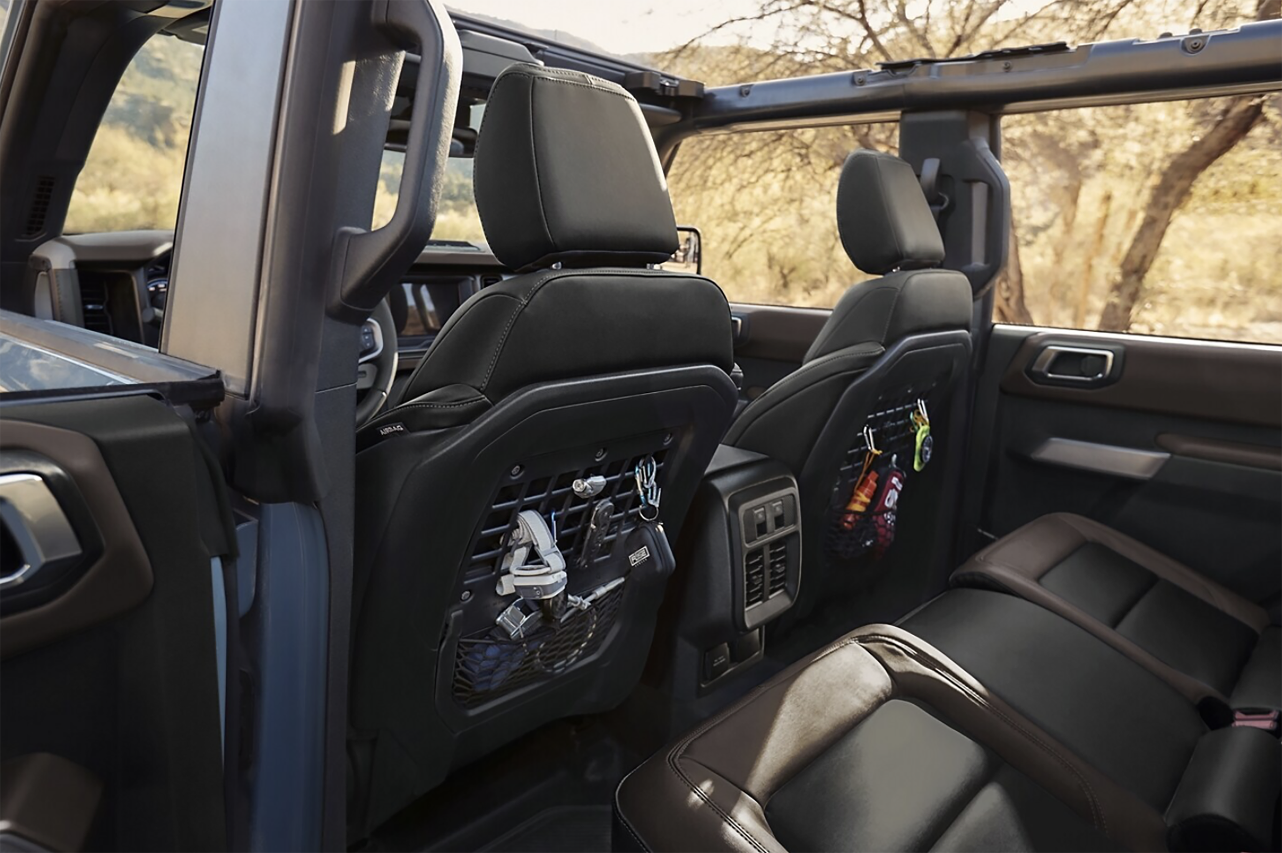 2025 Bronco interior back seats