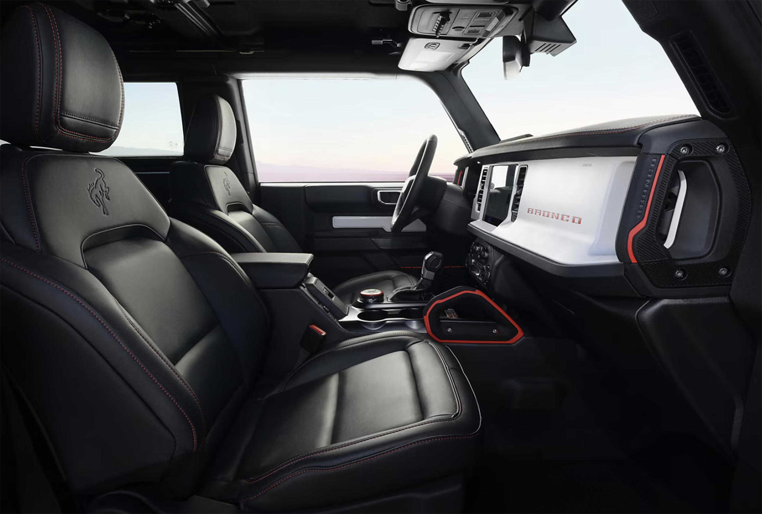 2025 Bronco interior front seats