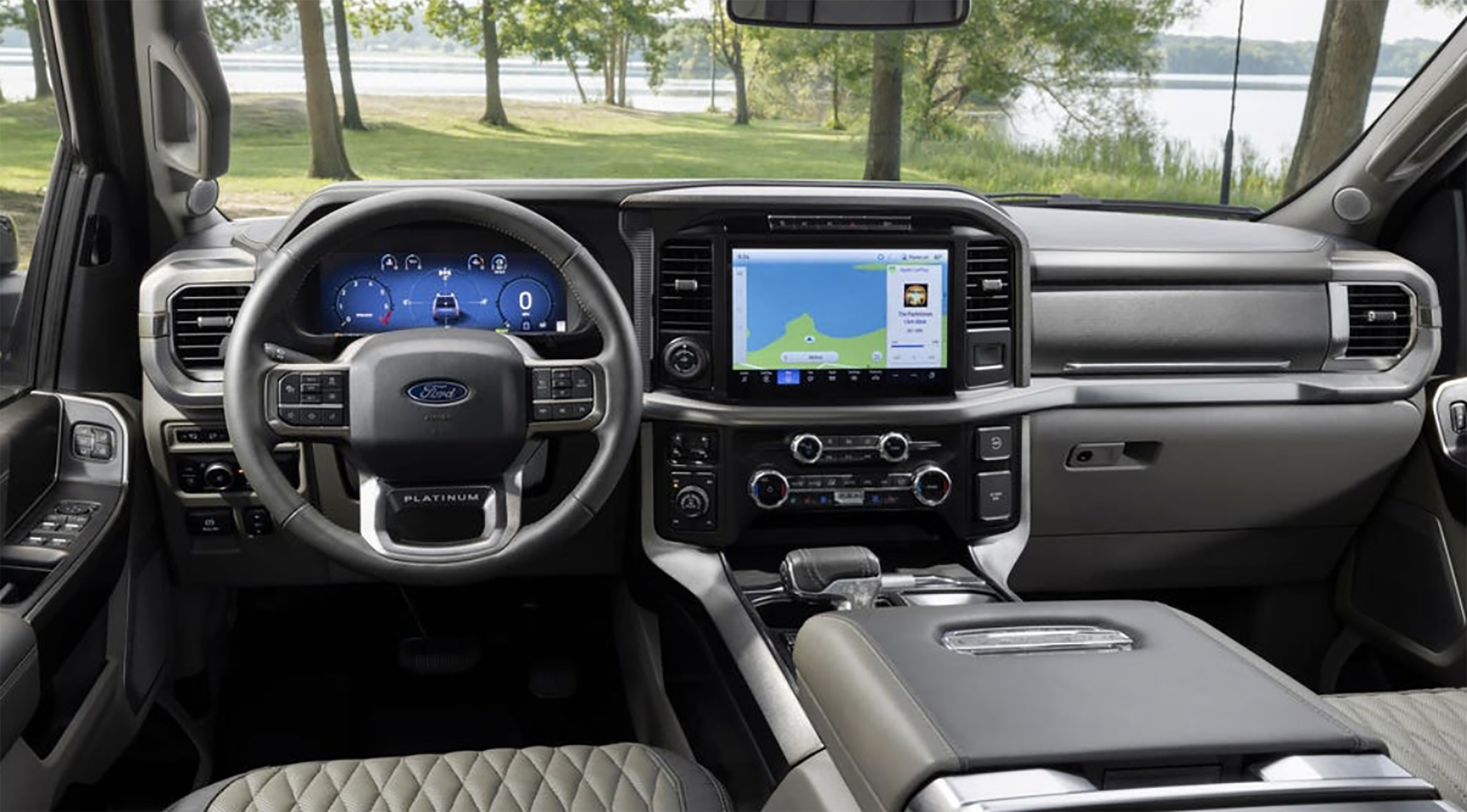 2025 F150 interior