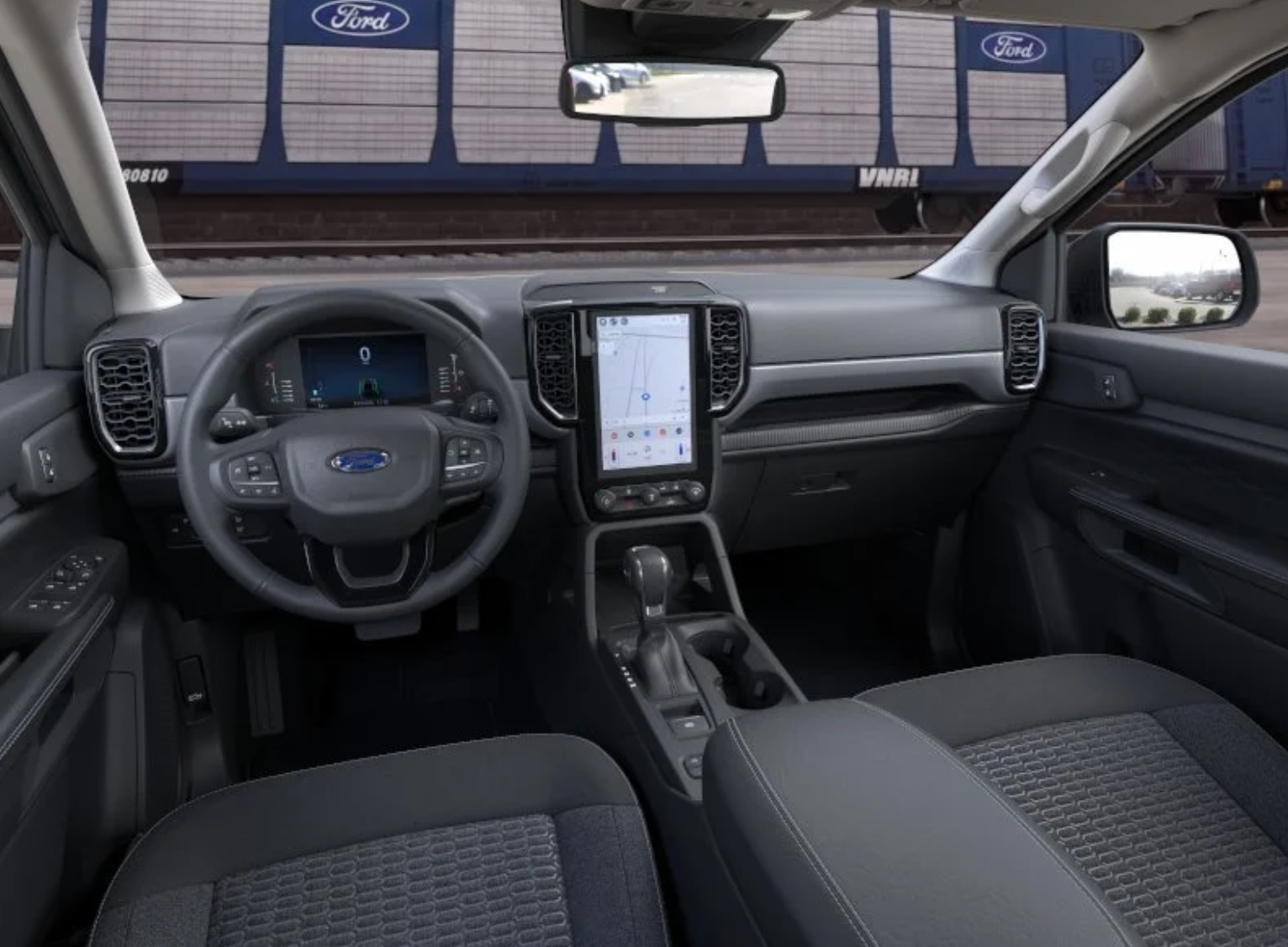 2026 Ford Ranger interior cabin and front seats