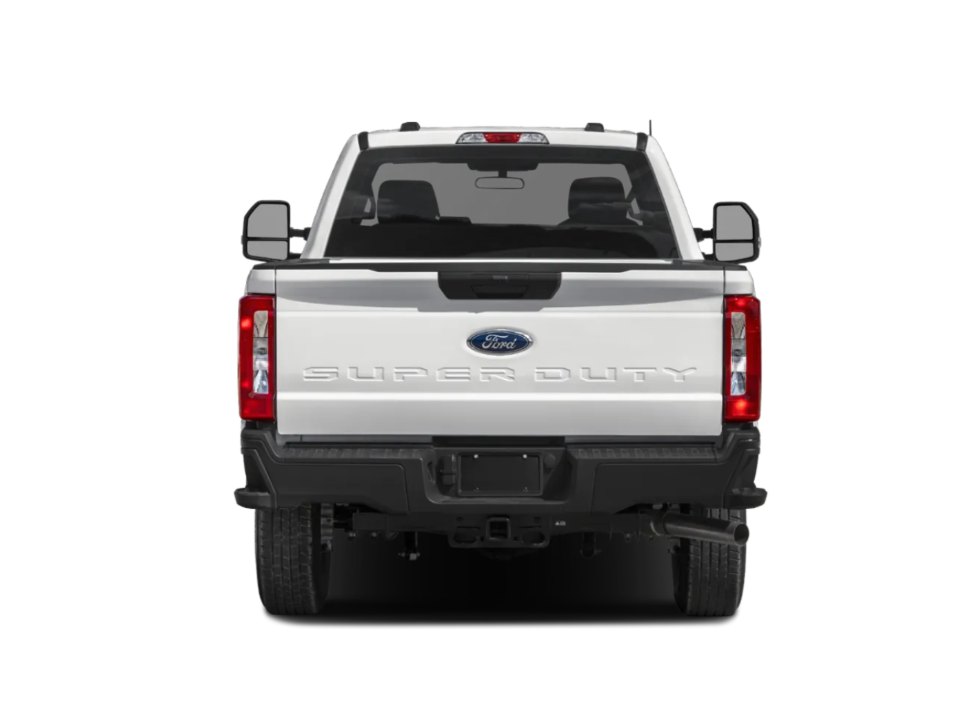 2026 Ford Super Duty Back Exterior White